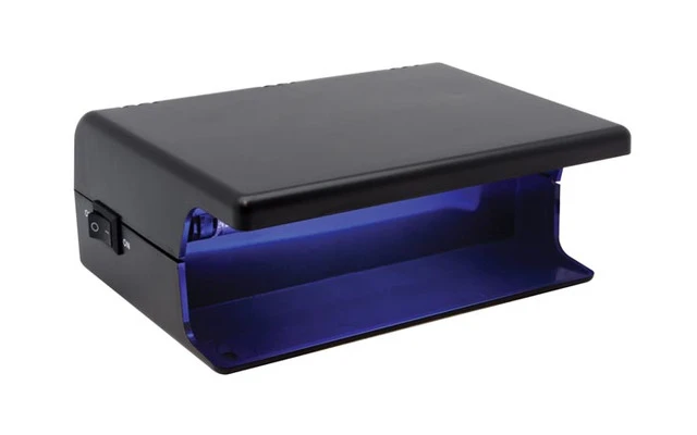 Detector de billetes falsos 230V con bombilla UV