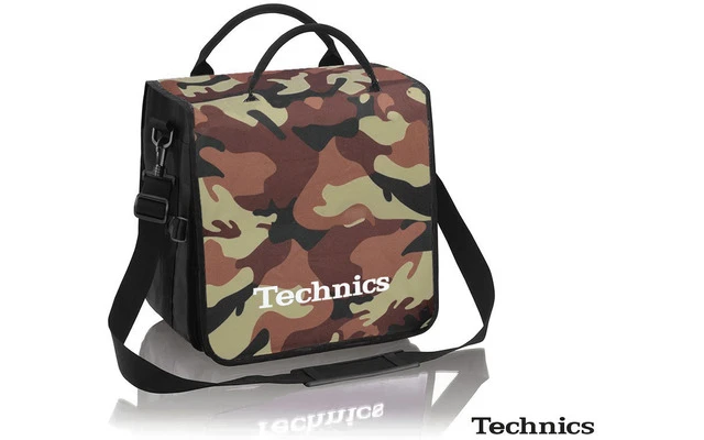 Technics bandolera 60 LPs - Camuflaje Marrón / Blanco