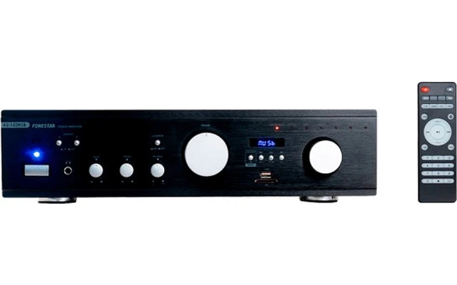 Fonestar AS-162RUB Amplificador estéreo Hi-Fi BT USB SD FM