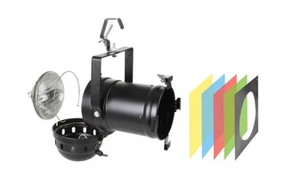 Foco PAR 56 Pack - Negro - Largo