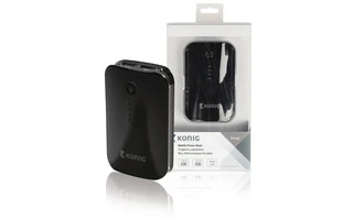 Fuente de alimentación de 7800 mAh con 1 salida de 5 V - 2,1 A + 1 salida de 5 V - 1 A