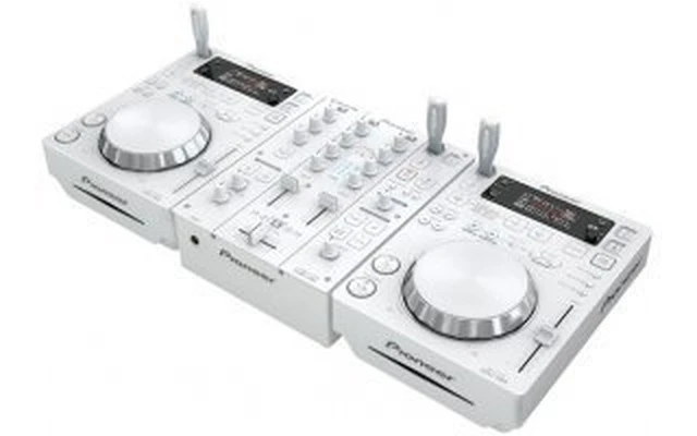 Pioneer DJ Pack 350 White + HDJ 500