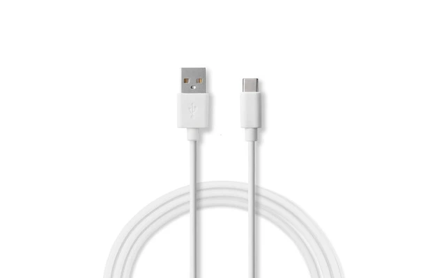 Cargador para el Coche - 2,4 A - Cable Suelto - USB-C™ - Blanco - Nedis CCHAC240AWT