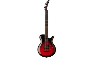 Guitarra caoba Parker Guitars Fly Mojo Flame Single Cutaway Black Cherry