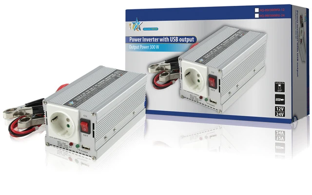INVERSOR HQ 24 V – 230 V 300 W + USB