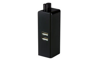 CARGADOR COMPACTO CON 2 CONEXIONES USB - 5 VDC - 2.1 A - 10.5 W