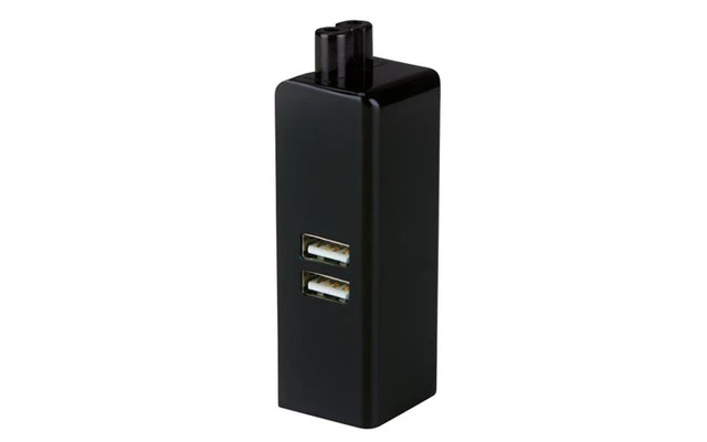 CARGADOR COMPACTO CON 2 CONEXIONES USB - 5 VDC - 2.1 A - 10.5 W