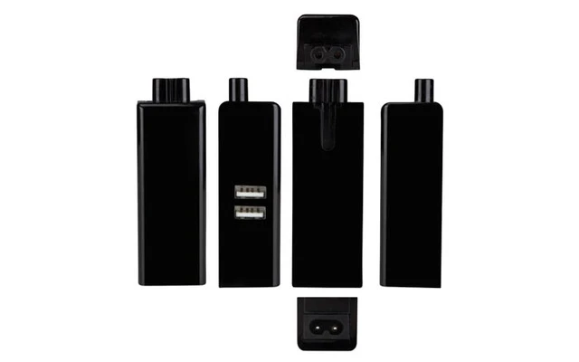 CARGADOR COMPACTO CON 2 CONEXIONES USB - 5 VDC - 2.1 A - 10.5 W