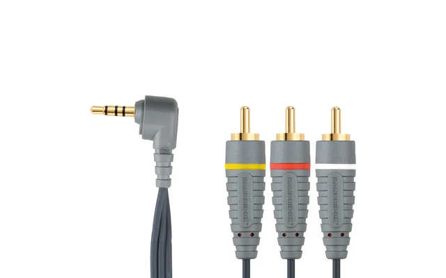 Cable de Vídeo Estéreo 3,5mm 2.0 m
