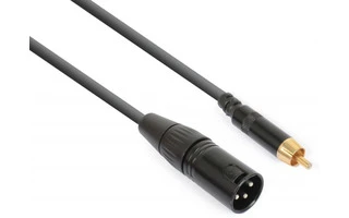 Cable convertidor XLR Macho a RCA Macho