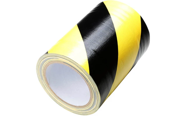 Adam Hall Accessories 5868615 SG Cinta cubrecables 150mm x 15m negro/amarillo