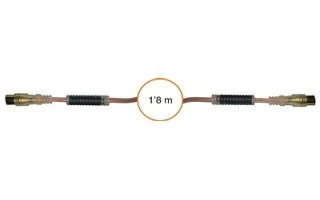 Antena TV / video macho - cable 1´8 m - Antena TV/Video hembra