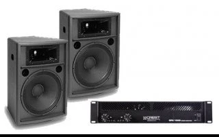 TurboSound TXD-151 + Crest Audio CPX 1500