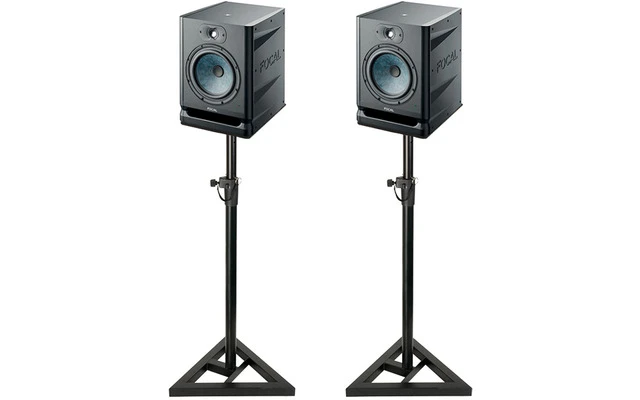Focal Alpha 80 EVO Pareja con soportes de suelo regulables