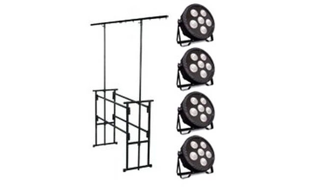 Stand DJ con Focos LED COB 720W