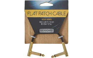 Foto de RockBoard Flat Patch Cable Gold 10 Cm