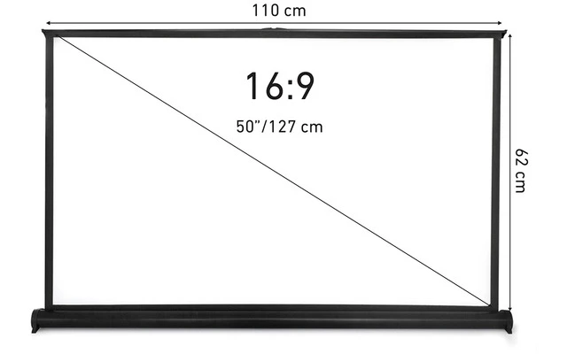 Pantalla para proyector manual 50