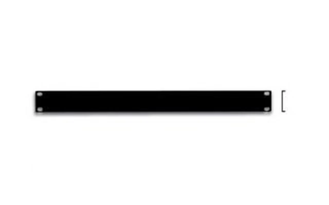 Panel frontal para rack 19", 1U, espesor 1mm