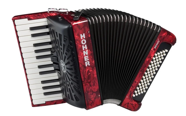 Hohner BRAVO II 60 Rojo A16972 SilentKey