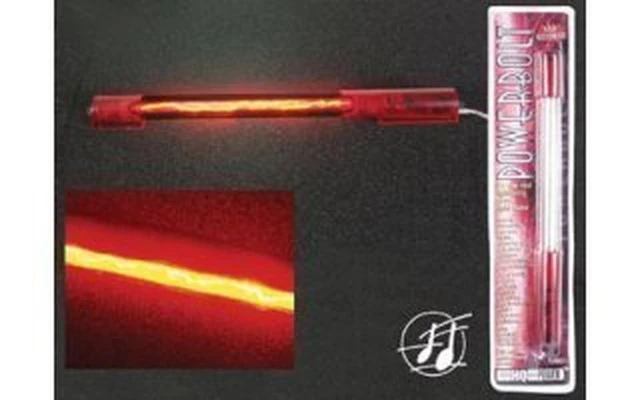 Tubo de Neón Rojo Efecto Relámpago