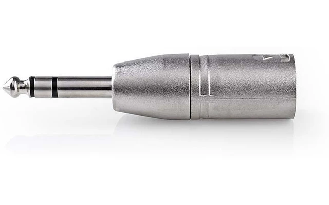 Adaptador XLR - XLR de 3 Pines Macho - 6,35 mm Macho