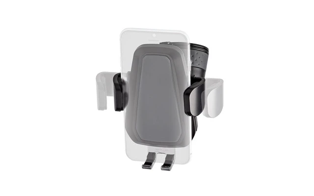 Cargador Inalámbrico para Coche - 2,0 A - 10 W - Con Cierre Automático - Negro - Nedis CCHAQ10W3