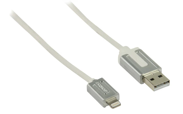 Cable de carga y sincronización Lightning de Apple de alto rendimiento de 1.0 m