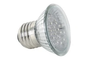 BOMBILLA LED E27 - COLOR BLANCO CÁLIDO- 240VAC - 18 LEDs