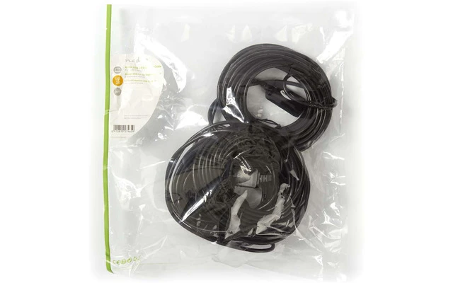 Cable Alargador Activo USB 2.0 - A Macho - A Hembra - 0,30 m - Negro - Nedis CCGP60EXTBK300