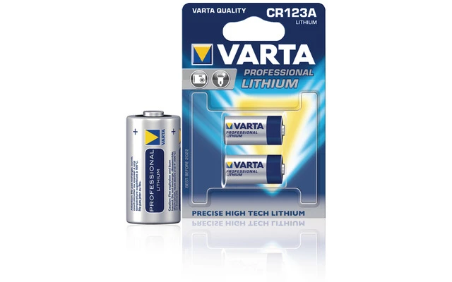 Pilas para cámara CR123A 3 V 1600 mAh - Varta 6205.301.402