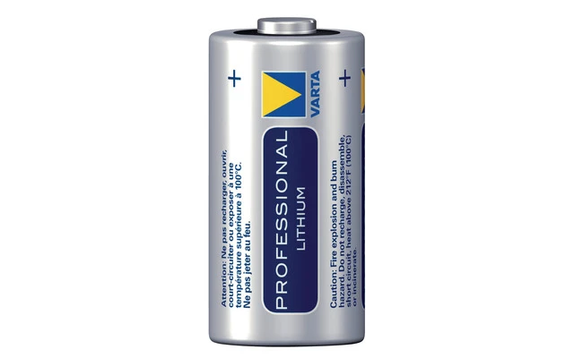 Pilas para cámara CR123A 3 V 1600 mAh - Varta 6205.301.402
