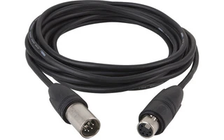 DAP FL83 - IP65 DMX/AES-EBU XLR/M 5P to XLR/F 5P Neutrik XX HD , 1.5 metros