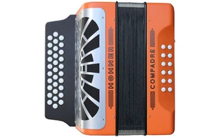 Foto de Hohner El Rey Del Vallenato Gcf Naranja Silver Grill