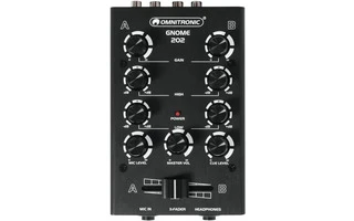 Omnitronic Gnome 202 Mini Mixer black