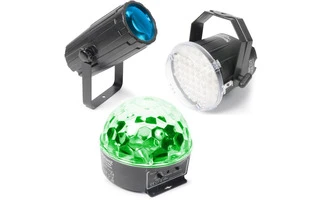 BeamZ Set Iluminacion Led 1. Moon, strobo y Star