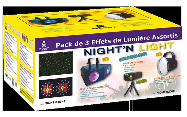 BoosT Night & Light - Juego de iluminación disco
