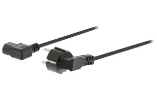 Cable de alimentación Schuko en ángulo de 5.00 m