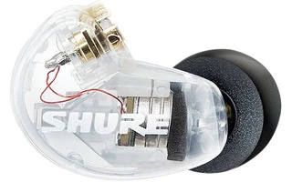 Repuesto de auricular In-Ear izquierdo para Shure SE-215CL - Transparente