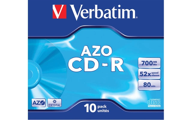 Verbatim CD-R AZO Crystal de 700 MB