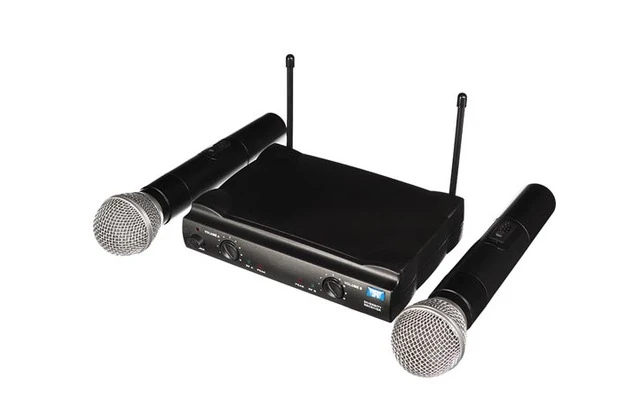 Micrófono inalámbrico UHF - 2 canales