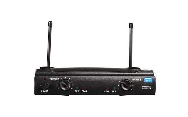 Micrófono inalámbrico UHF - 2 canales