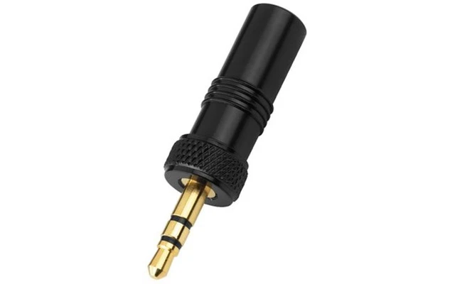 Conector mini jack 3,5 MM estereo macho PG-323PG con cierre para enroscar