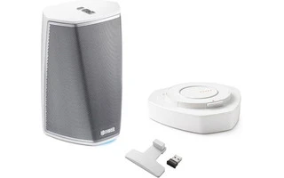 Denon HEOS 1 S2 Blanco + Go Pack - Altavoz WiFi , Bluetooth con batería - Blanco
