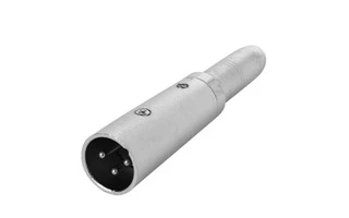Conector XLR de 3 polos a conector Jack hembra de 6.35 mm - Mono