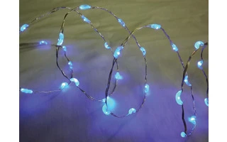 Cadena de luz con LEDs - color azul - 30 LEDs XML16B
