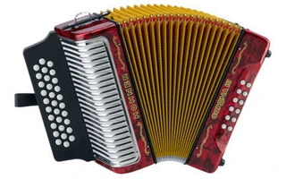 Hohner Corona III Bbebab, Red