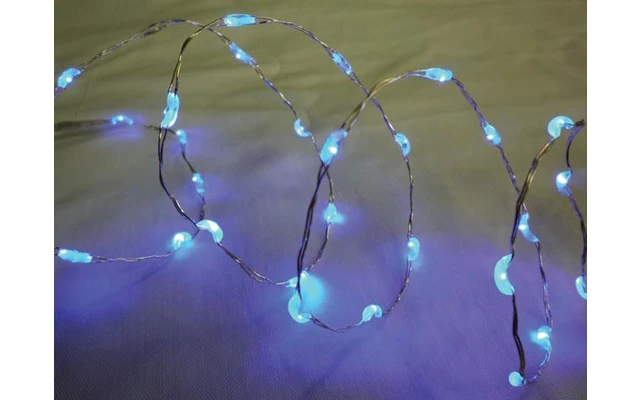 Cadena de luz con LEDs - color azul - 30 LEDs XML16B