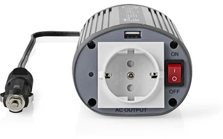 Inversor de Potencia de Onda Sinusoidal Modificada - 12 V de CC - 230 V de CA - 150 W - 1x Conec