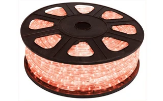 Manguera luminosa con LEDs - Color Rojo - 45 metros - RLL145R