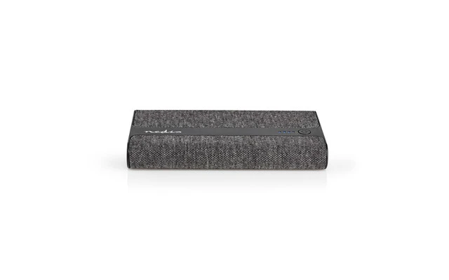 Batería Portátil de Tela - 10 000 mAh - 2x USB-A de 2 A (máx.) - Negro - Nedis FSPB10100BK